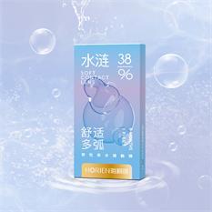 海俪恩隐形眼镜 半年抛近视眼镜透明海俪恩...