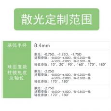 博乐纯日抛30片散光定制隐形